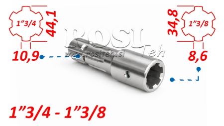 ADAPTADOR P.T.O. 1''3/4 a 1''3/8