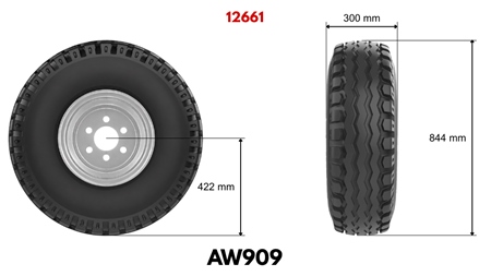 11,5/80-15,3 ГУМА AW909 (14 PR) С ДЖАНТА 9,00 x 15,3