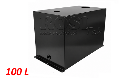 REZERVAR METALNI 100 LITRI KOCKA 445x355x700mm PRIPREMA ZA POVRATNI FILTER