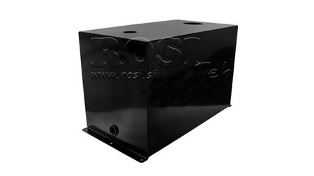 METALOVÁ NÁDRŽ 100 LITROV KOCKA 400x355x753mm PRÍPRAVA NA NÁVRATOVÝ FILTER