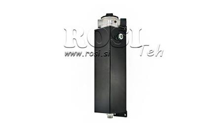 METALOWY ZBIORNIK 3 LITRY KOSTKA 100x113x350mm W KOMPLECIE Z WYPOSAŻENIEM