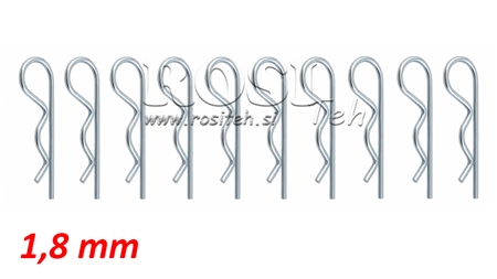 НАБОР ЗА ЗАЩИТЕН КЛИП ЕДИНИЧЕН Φ 1.8 MM (10БР)