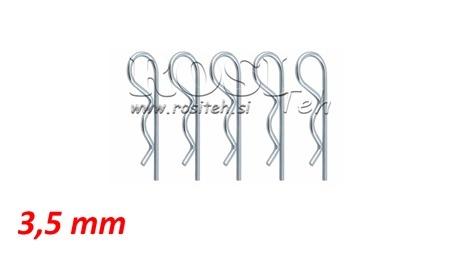 НАБОР ЗА ЗАЩИТНИ КЛИПСИ ЕДИНИЧЕН Φ 3.5 MM (5 БР.)