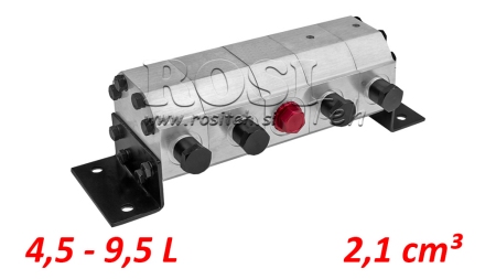 HIDRAULIČKI ZUPČASTI RAZDJELNIK PROTOKA 4/1 (4,5-9,5 lit - max. 240bar) 2,1cc/SEG