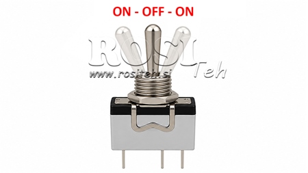 ЕЛЕКТРИЧЕСКИ ПРЕКЛЮЧВАТЕЛ ON-OFF-ON 10A