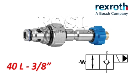 ХИД. ОТВОРЕН ЕЛЕКТРОМАГНИТЕН КОНТРОЛЕР ЗА 2-НАПРАВЛЕН КЛАПАН РЕКСРОТ 3/8 40-ЛИТ