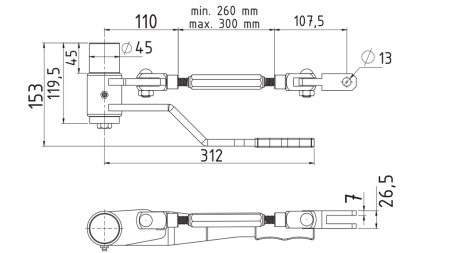 SIDOPANEL STÄNGNINGSHANDTAG - BAK