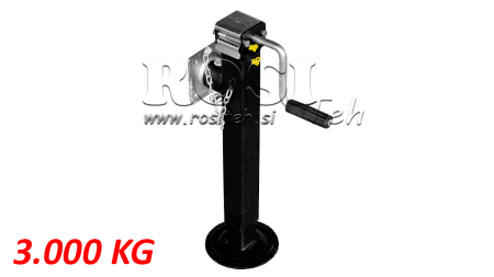 NAVOJNA PODPORNA NOGA S PRIROBNICO 300mm - 3.000kg