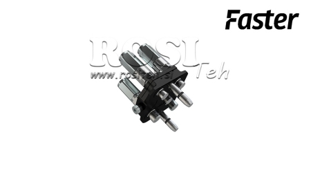 МУЛТИ-FASTER СЪЕДИНИТЕЛ 3-ПЪТЕН BSP 1/4 ПОДВИЖНА ЧАСТ