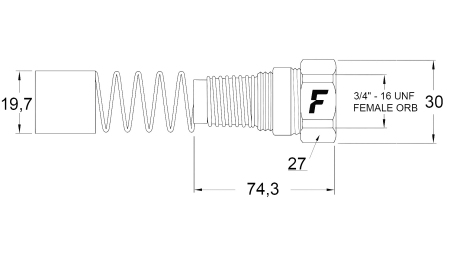 ЖЕНСКА БЪРЗА ВРЪЗКА ЗА MULTI-FASTER 3/8 ФИКСИРАНА ЧАСТ