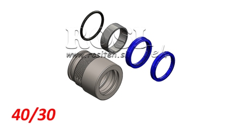 КОМПЛЕКТ УПЛЪТНЕНИЯ ЗА ХИДРАВЛИЧЕН ЦИЛИНДЪР MONO 40/30