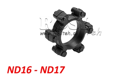 ЗВЕЗДООБРАЗЕН СЪЕДИНИТЕЛ ЗА ГУМЕН ВЛОЖКА ND16-ND17 (74mm)