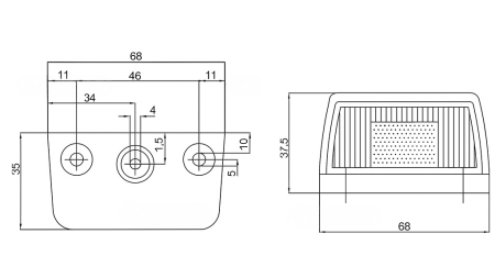 OSVETLENIE SPZ 12/24V - LED