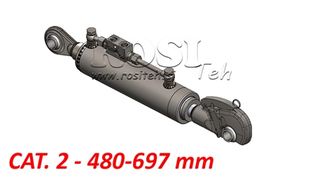 ТЕЛЕСКОПИЧЕН ХИДРАВЛИЧЕН ГОРЕН ТЕГЛИЧ АВТОМАТИК - CAT. 2 (45-95 HP) - 480-697 mm (25,4 mm)