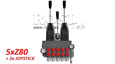 HID. VENTIL 5xZ80 + 2x JOYSTICK