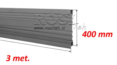 PANOU LATERAL PENTRU REMORCA BASCULATOR 3 MET. - ÎNĂLȚIME 400 MM
