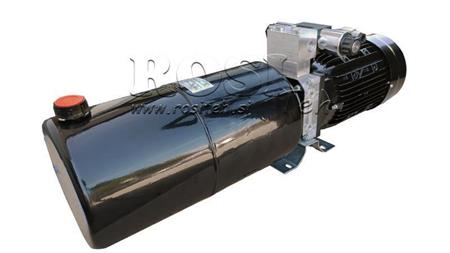 MINI AGREGAT HYDRAULICZNY 230V AC (2.2 kW) 120 bar - 8.0 cc - 11.2 lit/min - zbiornik 12 lit