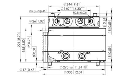 HYDRAULICKÝ ROTÁTOR CPR9-01 33000-9000 KG