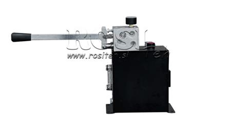 HYDRAULICKÝ RVBR AUTOMATICKÝ VENTIL PRE PRUŽINOVÝ VALEC S NÁDRŽOU A NÚDZOVOU RUKOVÄŤOU