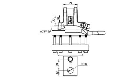 HYDRAULICKÝ ROTÁTOR 5500/3250 KG S NÁPRAVOU