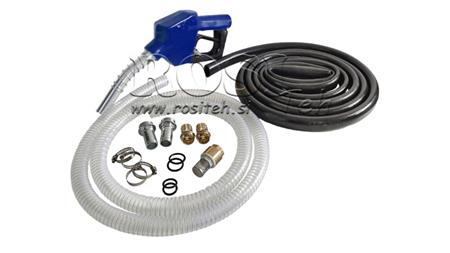 DIESEL POLTTOAINEPUMPPU 600W 40 l/min MÄÄRÄN JA JAKELUPISTOOLIN KANSSA