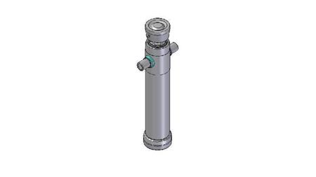 3024S - TELESCOPIC CYLINDER STANDARD/BALL 2 STAGES STROKE 795 DIAMETER 95
