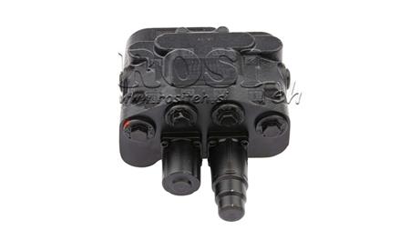 HYDRAULICKÝ RIADIACI VENTIL DLM-122/2 2xP80 L/min SENZOR ZÁŤAŽE S PLÁVAJÚCOU FUNKCIOU
