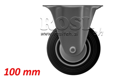 KOŁO 100mm Z FIXOWANĄ PODSTAWĄ