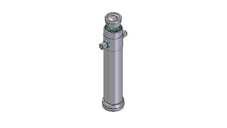 4027S -TELESCOPIC CYLINDER STANDARD/BALL 2 STAGES STROKE 1095 DIAMETER 124