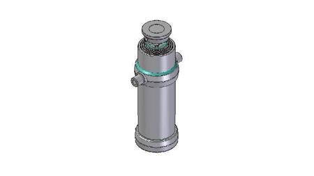 4049S -TELESCOPIC CYLINDER STANDARD/BALL 4 STAGES STROKE 2510 DIAMETER 190