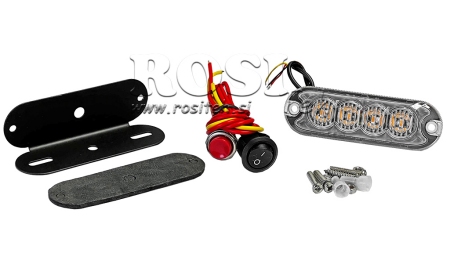 LED STROBOVALGUSTI 12/24 V