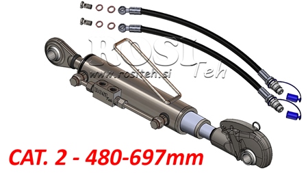 TELESKOPSKA HIDRAVLIČNA POTEZNICA AVTOMATSKA - 2 KAT. 480-697mm (45-95HP)(25,4)