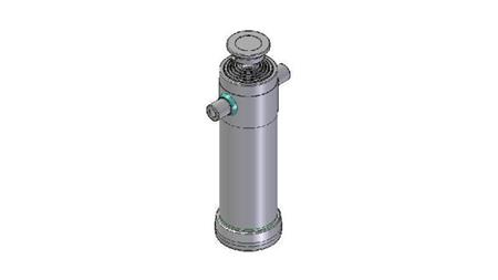 6012S - TELESCOPIC CYLINDER STANDARD/BALL 6 STAGES STROKE 2977 DIAMETER 152