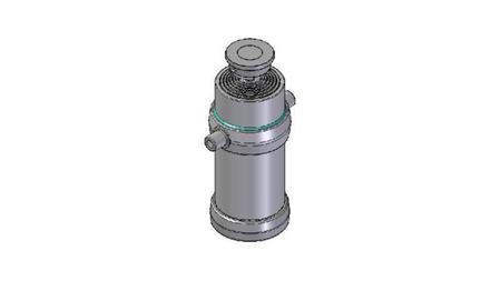6055S -TELESCOPIC CYLINDER STANDARD/BALL 6 STAGES STROKE 2895 DIAMETER 215