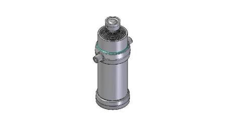 8025S -TELESCOPISK CYLINDER STANDARD/BOLL 8 STEG RESA 3330 DIAMETER 215