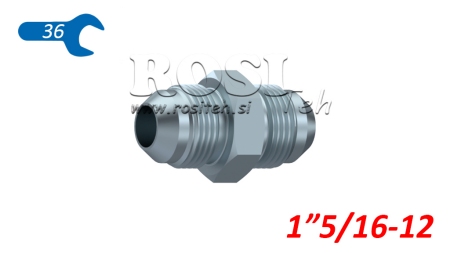 HYDRAULISK DUAL VALVE JIC74° 1”5/16-12 1”5/16-12