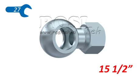 ΜΕΤΑΛΛΙΚΟΣ ΣΩΛΗΝΑΣ BANJO 1/2 ΜΕ ΠΑΞΙΜΑΔΙ