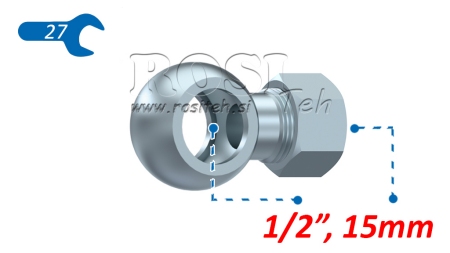 МЕТАЛЕН МАРКУЧ БАНДЖО 1/2 С НУТ