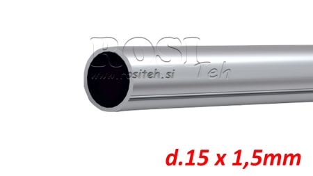 HYDRAULICKÁ KOVOVÁ RÚRKA d.15 × 1,5 mm