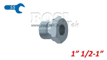 ХИДРАВЛИЧЕН АДАПТЕР МЪЖКИ-ЖЕНСКИ 1 1/2-1