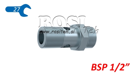 HIDRAVLIČNI VOTLI VIJAK BANJO BSP1/2 S PODALJŠANIM NAVOJEM