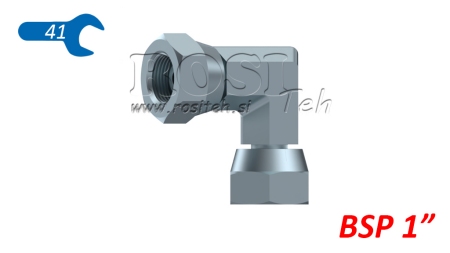 HIDRAVLIČNO KOLENO 90° KRATKO DVOJNA VRTLJIVA MATICA BSP1