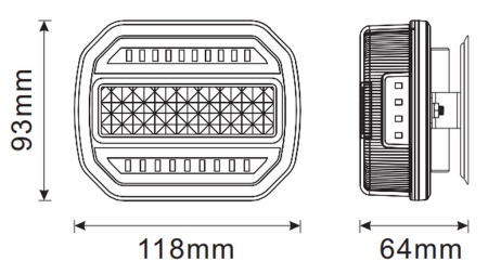 LED MAGNETISK LJUSKIT - TRÅDLÖS 12/24V CANBUS