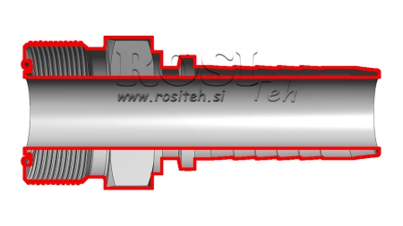 HYDRAULISK ANSLUTNING AGORFS HANE DN16-1 -14
