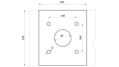 UCHOPIČ KAMEŇA BSG 400 TG 1000 kg - 1100 mm