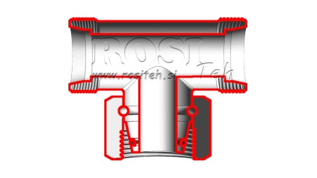 HIDRAVLIČNI T KOM L-8 Z VRTLJIVO MATICO CENTRALNO M14x1,5