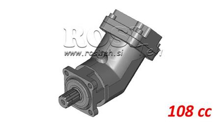SILNIK HYDRAULICZNY TŁOKOWY 108CC - 600NM