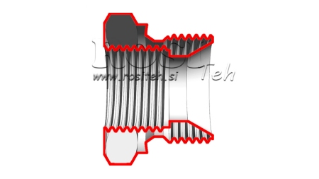 ΥΔΡΑΥΛΙΚΟΣ ΑΔΑΠΤΕΡ MALE-FEMALE 1-3/4