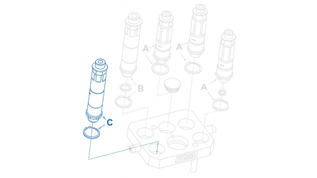 RÝCHLOUPÍNACIA SPOJKA MUŽSKÁ PRE MULTI-FASTER 9/16 3PLK 3PLV C POHYBLIVÁ ČASŤ
