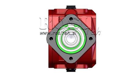 СКОРОСТНА КУТИЯ - СКОРОСТНА КУТИЯ RT90EC ЗА ХИДРАВЛИЧЕН МОТОР MP/MR/MS СЪС СЪОТНОШЕНИЕ 3.1:1